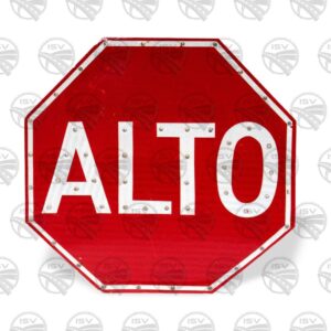 Señalamiento de Alto con Led